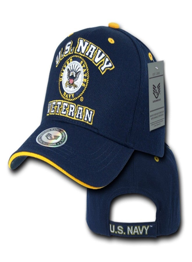 'Veterans' Caps, Navy, Navy